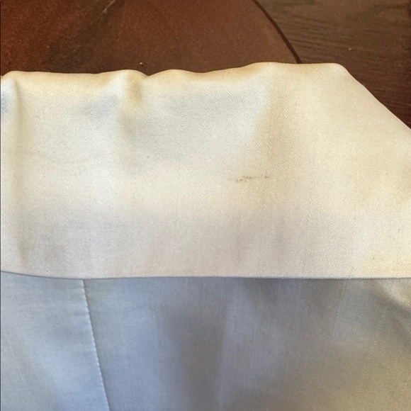 Banana Republic Classic White Suit Jacket Blazer Preppy Work Wear Boss Lady Top - Picture 8 of 8